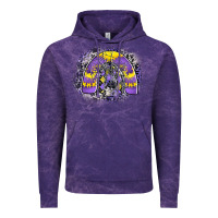 Cloud Purple halloween rainbow Vintage Hoodie - CowhideDigitalArt