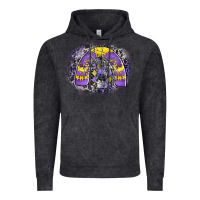 Vintage Black halloween rainbow Vintage Hoodie - CowhideDigitalArt