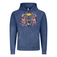 Vintage Denim halloween rainbow Vintage Hoodie - CowhideDigitalArt