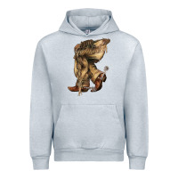 Heather Grey Cowboy boots western Urban Hoodie - HowdyJamesFarm