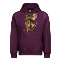 Mauve Wine Cowboy boots western Urban Hoodie - HowdyJamesFarm
