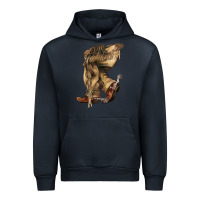 Navy Cowboy boots western Urban Hoodie - HowdyJamesFarm