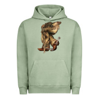Pigment Oil Green Cowboy boots western Urban Hoodie - HowdyJamesFarm