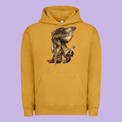 Cowboy Boots Western Urban Hoodie Designed By Howdyjamesfarm
