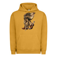 Pigment Peanut Butter Cowboy boots western Urban Hoodie - HowdyJamesFarm