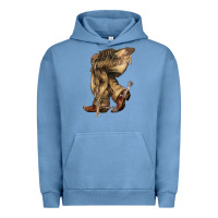 Pigment Pebble Blue Cowboy boots western Urban Hoodie - HowdyJamesFarm