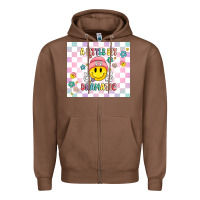 Chestnut a little bit dramatic retro Zipper Hoodie - MaliasSmallBusiness