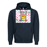 Navy a little bit dramatic retro Zipper Hoodie - MaliasSmallBusiness
