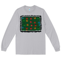 Moon Dust christmas buffalo plaid and lights background Long Sleeve Tee - AdoDesignShop