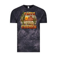 Cloud Black faith is trusting the unseen Vintage Tee - JahusDesignShop