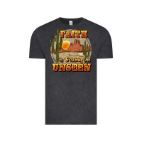 Vintage Black faith is trusting the unseen Vintage Tee - JahusDesignShop