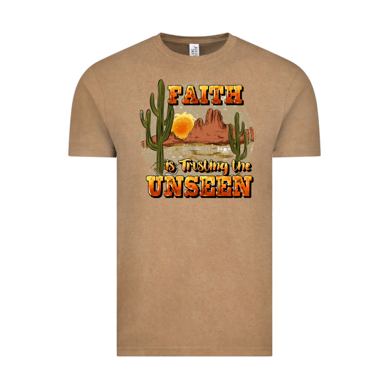 Faith Is Trusting The Unseen Vintage Tee by JahusDesignShop | Teevron
