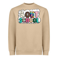 Mushroom peace out school Heavyweight Sweatshirt - JahusDesignShop