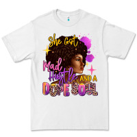 White She got mad hustle and a dope soul Premium Tee - RanaPortraitStore