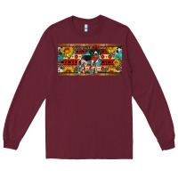 Burgundy german shorthaired pointer license plate Long Sleeve Tee - Artiststas