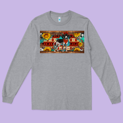German Shorthaired Pointer License Plate Long Sleeve Tee Designed By Artiststas