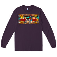 Plum german shorthaired pointer license plate Long Sleeve Tee - Artiststas