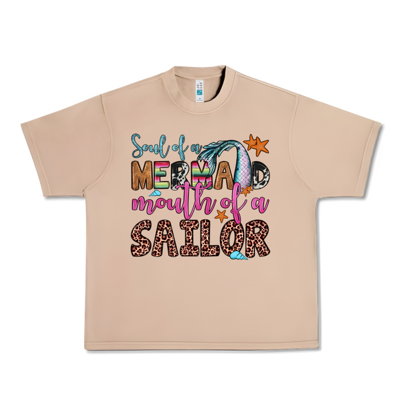 Soul Of A Mermaid Mouth Of A Sailor Urban Heavy Tee by JahusDesignShop | Teevron