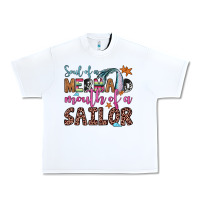 White soul of a mermaid mouth of a sailor Urban Heavy Tee - JahusDesignShop