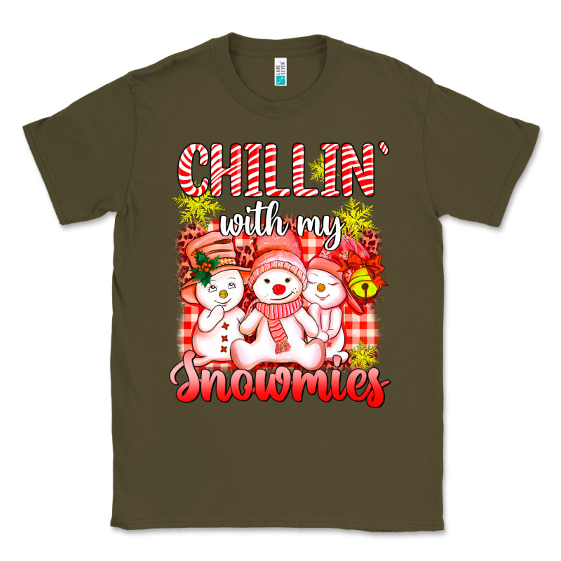 Chillin  With My Red Snowmies Classic Tee by AdoDesignShop | Teevron