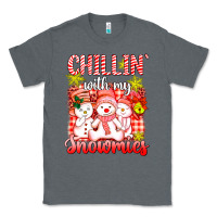 Charcoal Heather chillin  with my red snowmies Classic Tee - AdoDesignShop