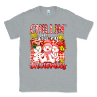 Heather Grey chillin  with my red snowmies Classic Tee - AdoDesignShop