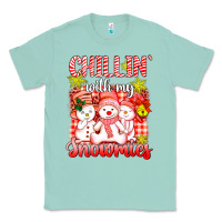 Seafoam chillin  with my red snowmies Classic Tee - AdoDesignShop