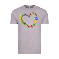 Vintage Zinc autism heart Vintage Tee - JahusDesignShop