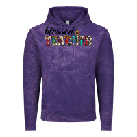 Cloud Purple blessed teacher Vintage Hoodie - JahusDesignShop
