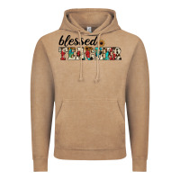 Vintage Coffee blessed teacher Vintage Hoodie - JahusDesignShop