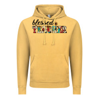 Vintage Mustard blessed teacher Vintage Hoodie - JahusDesignShop