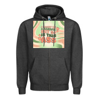 Charcoal Heather i might be a handful but so is this ass Zipper Hoodie - MaliasSmallBusiness