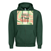 Sports Green i might be a handful but so is this ass Zipper Hoodie - MaliasSmallBusiness