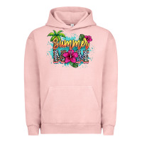 Pigment Salmon Summer Mom Urban Hoodie - HowdyJamesFarm