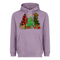Lavender Mexican Christmas trees Heavyweight Hoodie - NancyCooperArtShop