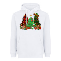 White Mexican Christmas trees Heavyweight Hoodie - NancyCooperArtShop