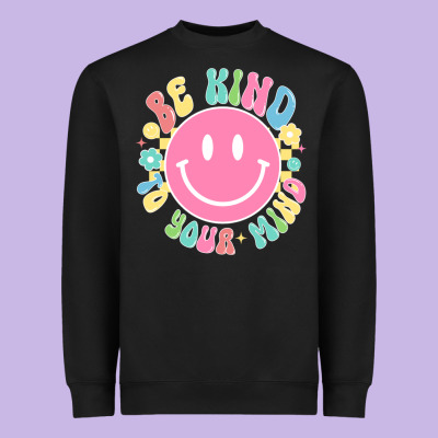 Be Kind To You Mind Heavyweight Sweatshirt Designed By Jahusdesignshop