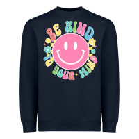 Navy be kind to you mind Heavyweight Sweatshirt - JahusDesignShop