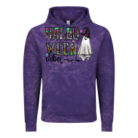 Cloud Purple halloween vibes Vintage Hoodie - CowhideDigitalArt