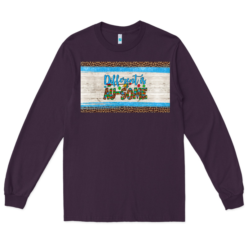 Different Is Ausome Autism  Cup Long Sleeve Tee by Artiststas | Teevron