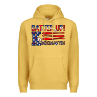 Antique Gold patriotic baseball kindergarten theme Premium Hoodie - JahusDesignShop