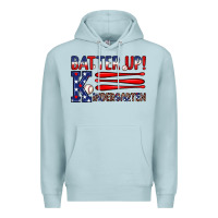 Blue Mist patriotic baseball kindergarten theme Premium Hoodie - JahusDesignShop
