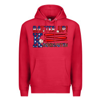 Cardinal patriotic baseball kindergarten theme Premium Hoodie - JahusDesignShop