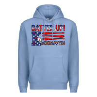 Colony Blue patriotic baseball kindergarten theme Premium Hoodie - JahusDesignShop