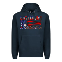 Navy patriotic baseball kindergarten theme Premium Hoodie - JahusDesignShop