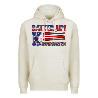 Oatmeal Heather patriotic baseball kindergarten theme Premium Hoodie - JahusDesignShop