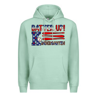 Seafoam patriotic baseball kindergarten theme Premium Hoodie - JahusDesignShop