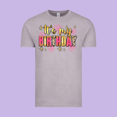 It's My Birthday Vintage Tee Designed By Jahusdesignshop