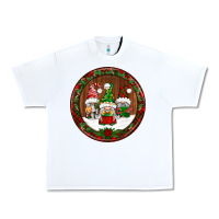White christmas gnomies christmas ornament Urban Heavy Tee - BundleAndBundleShop