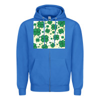 True Royal st patrick clover Zipper Hoodie - MaliasSmallBusiness